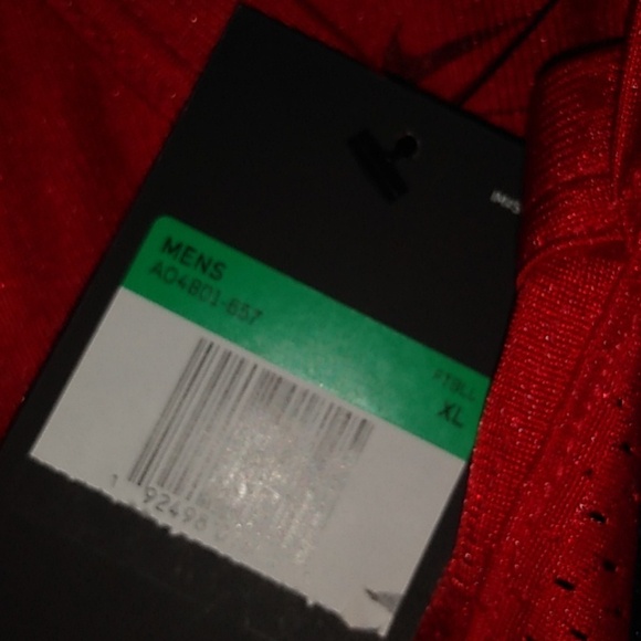 Nike Football mesh Training T shirt s Blue,White,Red New with Tags - Picture 4 of 4